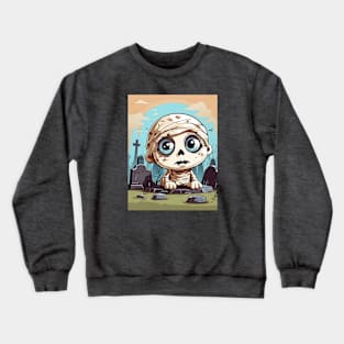 Cute Halloween Mummy Crewneck Sweatshirt